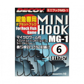 Крючок Decoy Mini Hook MG-1 06 10 шт/уп (1013-1562.00.18)