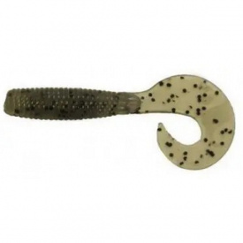 Силикон Big Bite Baits Finesse Grub 4 10 шт. Smoke Salt Pepper (1013-1838.00.96)