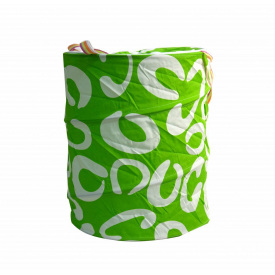 Корзина для игрушек Зелено-белая абстракция MiC 43 x 43 x 49 см (BT-TB-0013)
