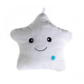 Подушка-нічник ARG Зірочка з підсвіткою 40x35 см біла