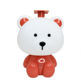 Нічник дитячий Ведмідь Mega Zayka MGZ-1406 Coral мережевий живлення від USB