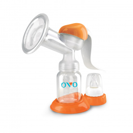 Молоковідсмоктувач механічний OVO GM-10 120 мл Білий