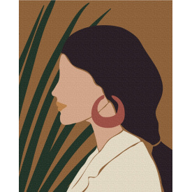 Картина за номерами BrushMe "Постільні тропіки: триптих 1" 40х50см BS51715