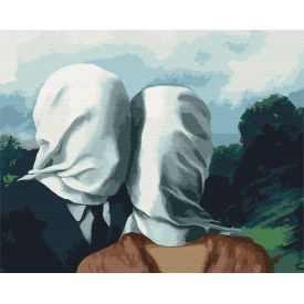 Картина за номерами BrushMe "Рене Магрітт. Закохані" 40х50см BS51994