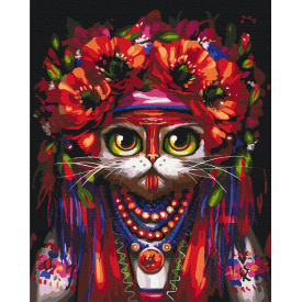 Картина за номерами BrushMe серії Патріот "Киця Мотанка © Маріанна Пащук" 40х50см BS53461