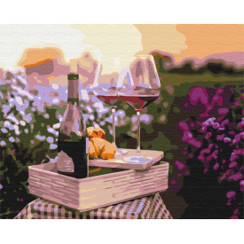 Картина за номерами BrushMe "Романтика у лаванді" 40х50см BS32336