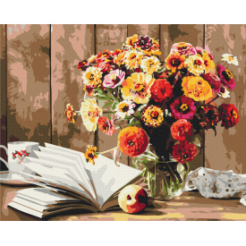 Картина за номерами BrushMe "Книжковий натюрморт" 40х50см BS52766