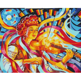 Картина за номерами BrushMe серії Патріот "Чарівна скрипка" ©Олег Лобурак 40х50см BS53315