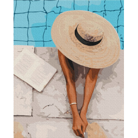 Картина за номерами BrushMe "Літо в капелюшку" 40х50см BS51750