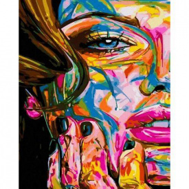 Картина за номерами Rainbow Art "Пристрасний погляд" 40х50см GX43964