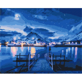 Картина за номерами BrushMe "Північне сяйво" 40х50см BS52595