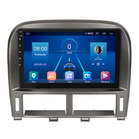 Штатная магнитола Lesko для Lexus LS III Рестайлинг ver 2 2003-2006 9" 2/32Gb 4G Wi-Fi GPS Top (11786-70200)