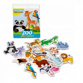 Набір магнітів "Щасливі діти Зоо" Magdum ML4031-01 EN