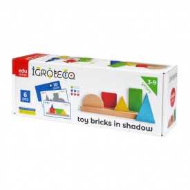 Іграшка розвиваюча "Фігури та Тіні" Igroteco 900606 дерев'яна