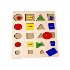 Геометричні вкладиші "Розміри" Ubumblebees ПСД210 PSD210