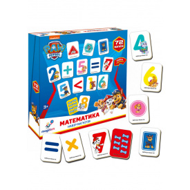 Дитячий набір магнітів Щенячий патруль "Математика" Magdum ML4034-11 72 шт