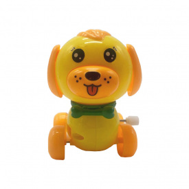 Заводная игрушка Собачка Bambi 665 8 см Желтый