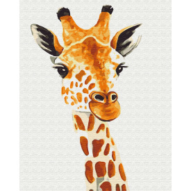 Картина за номерами BrushMe "Жирафа" 40х50см BS32211