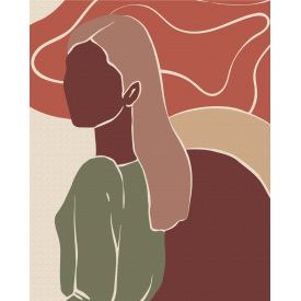 Картина за номерами BrushMe "Триптих пастельний арт" 40х50см BS51344