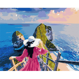 Картина за номерами BrushMe "Леді на островах" 40х50см BS51548