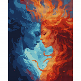 Картина за номерами з алмазною мозаїкою Santi Зустріч стихій 40*50 см (954908)