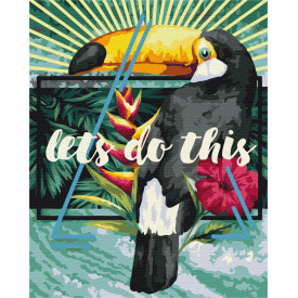 Картина за номерами BrushMe "Літній принт" 40х50см BS52420