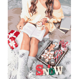 Картина за номерами BrushMe "Зимовий настрій" 40х50см BS52780