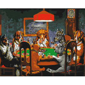 Картина за номерами BrushMe "Покер" 40х50см BS4026