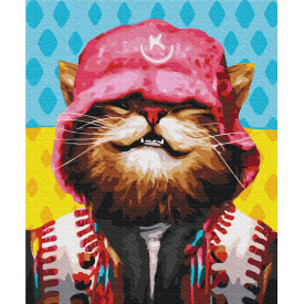 Картина за номерами BrushMe серії Патріот "Котик Kalush ©Маріанна Пащук" 50х60см BS53159L