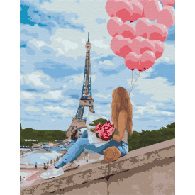 Картина за номерами BrushMe "Найкращий день у Парижі" 40х50см BS32297