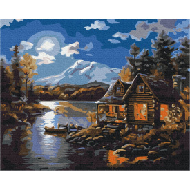 Картина за номерами BrushMe "Будинок лісника" 40х50см BS7618