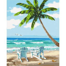 Картина за номерами BrushMe "Море на двох" 40х50см BS51598