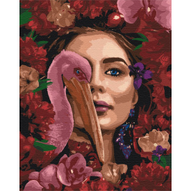 Картина за номерами BrushMe "Погляд джунглів" 40х50см BS52712