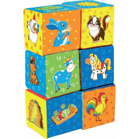 Набір м'яких кубиків "Ферма" Macik МС 090601-02