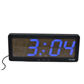 Електронний LED годинник з будильником Caixing CX-2258 (30151264А)