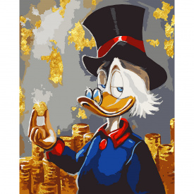 Картина за номерами Santi Скарби Скруджа 40х50 см Різнокольоровий (955276)