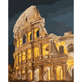 Картина за номерами Santi Колізей 40х50 см Різнокольоровий (955073)