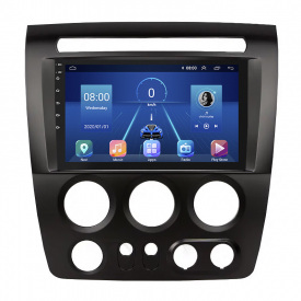 Штатная магнитола Lesko для Hummer H3 2005-2010 9" 2/32Gb 4G Wi-Fi GPS Top (12096-71712)