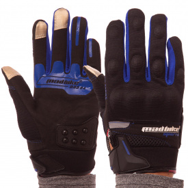 Мотоперчатки MAD BIKER BC-4643 размер L Синий PT0978