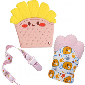 Набір 2Life гризун та прорізувач Free Y4 та тримач Бежевий (v-11746)