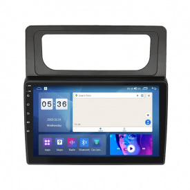 Штатная магнитола 10" Lesko для Volkswagen Caddy III 2004-2010 4/64Gb CarPlay 4G Wi-Fi GPS Prime Вольксваген