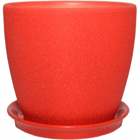 Горщик для рослин Gorshki Сонет h10*d10*0,5 червоний (000004444)