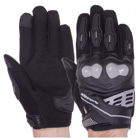 Мотоперчатки PANGUSAXE ST-16 M Черный-Белый