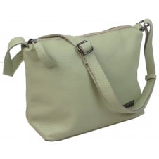 Женская наплечная сумка Borsacomoda 30x22x11 см Салатовый (2590229397)