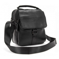 Чоловіча сумка месенджер Tiding Bag 17x20x6 см Чорний (1982289975) Суми