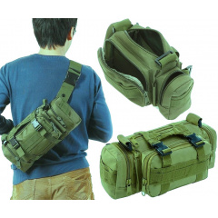 Тактична чоловіча сумка No Brand Molle Combat Sachet 18x30x8 см Хакі (1870530731) Черкаси