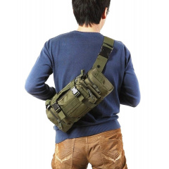Тактична чоловіча сумка No Brand Molle Combat Sachet 18x30x8 см Хакі (1870530731) Черкаси