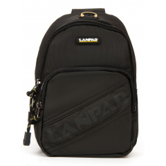 Чоловіча сумка на плече LANPAD 16x23x10 см Чорний (2256071432) Біла Церква