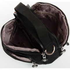 Жіноча сумка крос боді JIELSHI 19x15x10 см Чорний (2534885731) Хуст