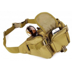 Тактична поясна сумка Edibazzar 32x15x13 см Койот (1870739977) Івано-Франківськ